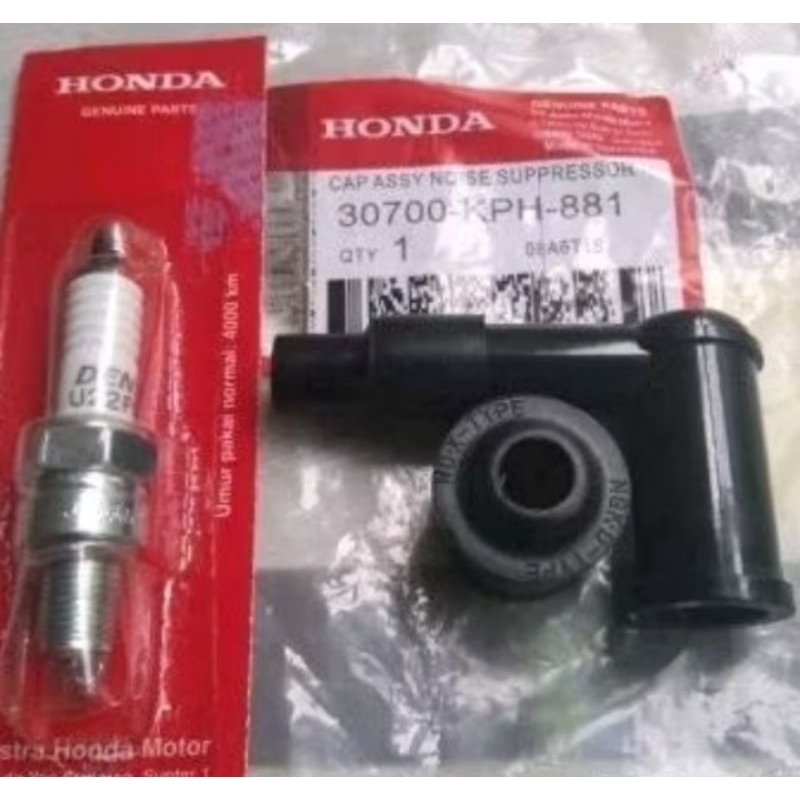 Cop busi KPH + busi Denso Honda Supra x 125 karisma Kirana Supra x Supra fit Supra fit new Japan qua