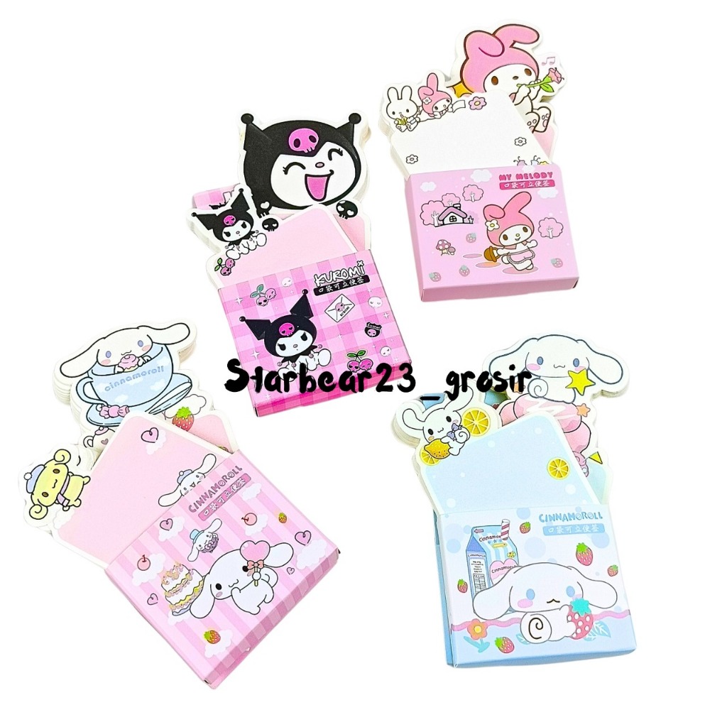 

memo mini / notes mini premium kuromi smile ( CIA 582)