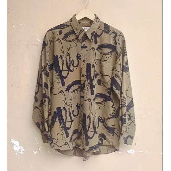 Kemeja panjang mio sirocco japanese rare vintage