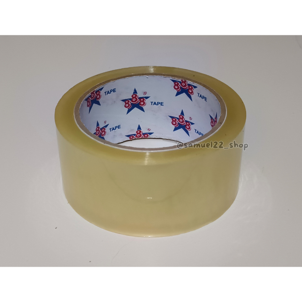 

Lakban OPP Bening / Transparan 888 2" x 100 yard 48mm Tebal