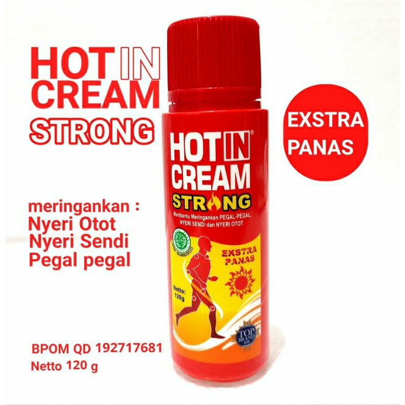 Hot In Cream Strong Extra Panas Botol 60 Gram & 120 Gram
