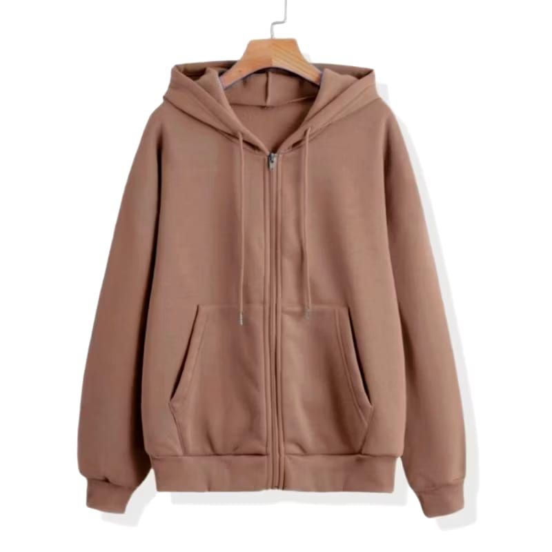 Jaket Hoodie Pria Sweater Hoodie Dewasa Jaket Resleting Premium[puplle&co]