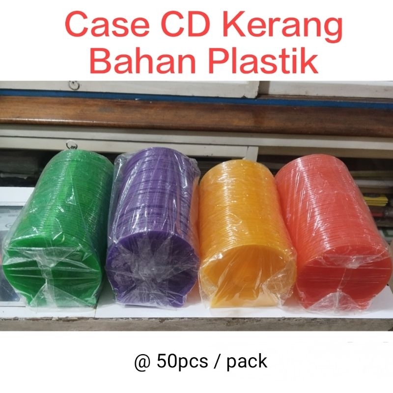 Case CD kerang plastik satuan