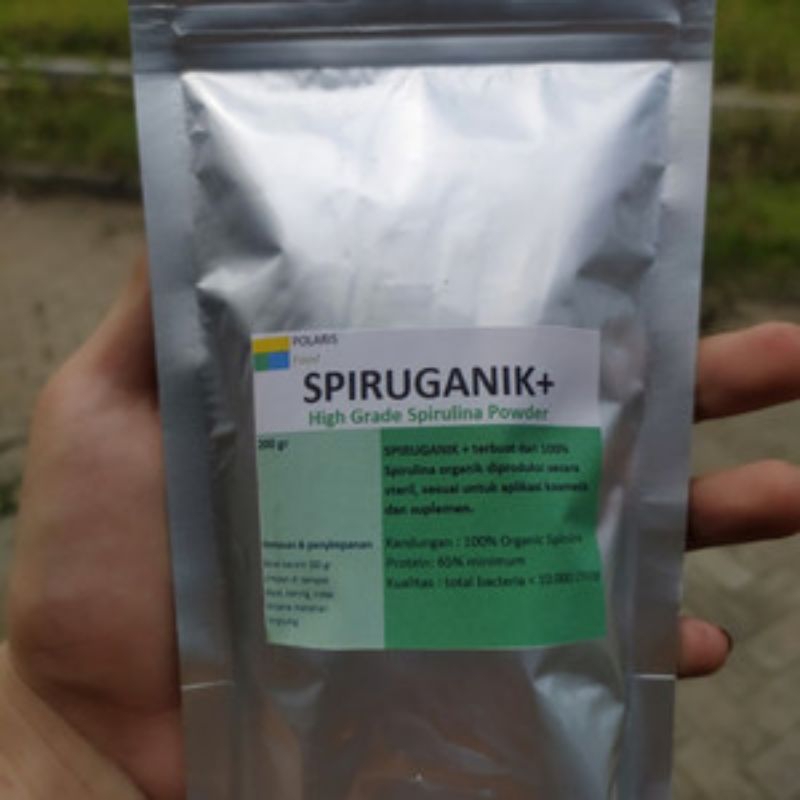Spirulina Powder 500gram Pakan Bubuk Ikan Organik