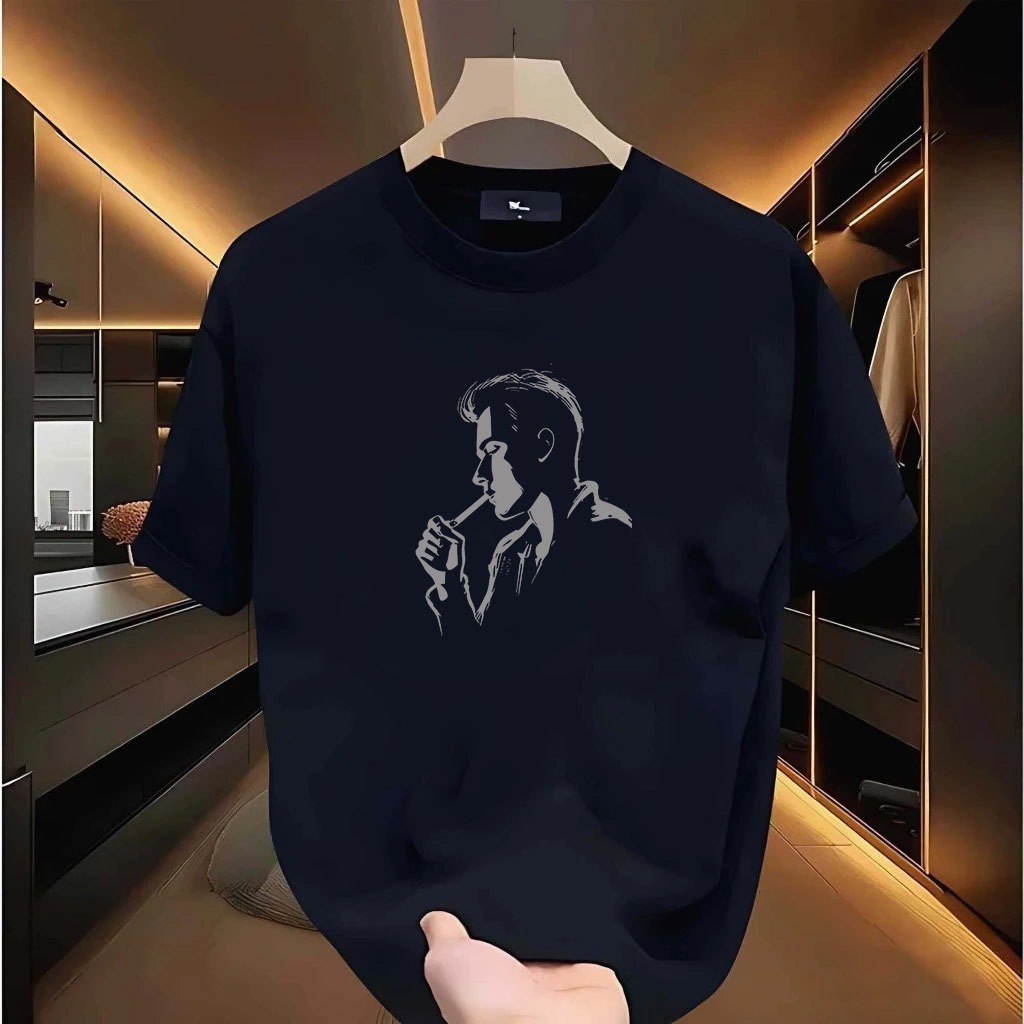 CODKaos Pria Polos Lengan Pendek/Kaos Pria Cotton Premium/Kaos Gym Pria/Kaos Pria Keren Oversize - B