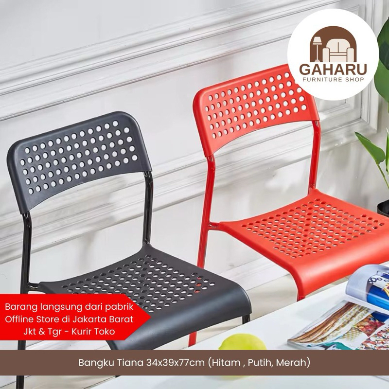 Bangku Makan Bangku Cafe Indoor Outdoor Minimalis Estetik