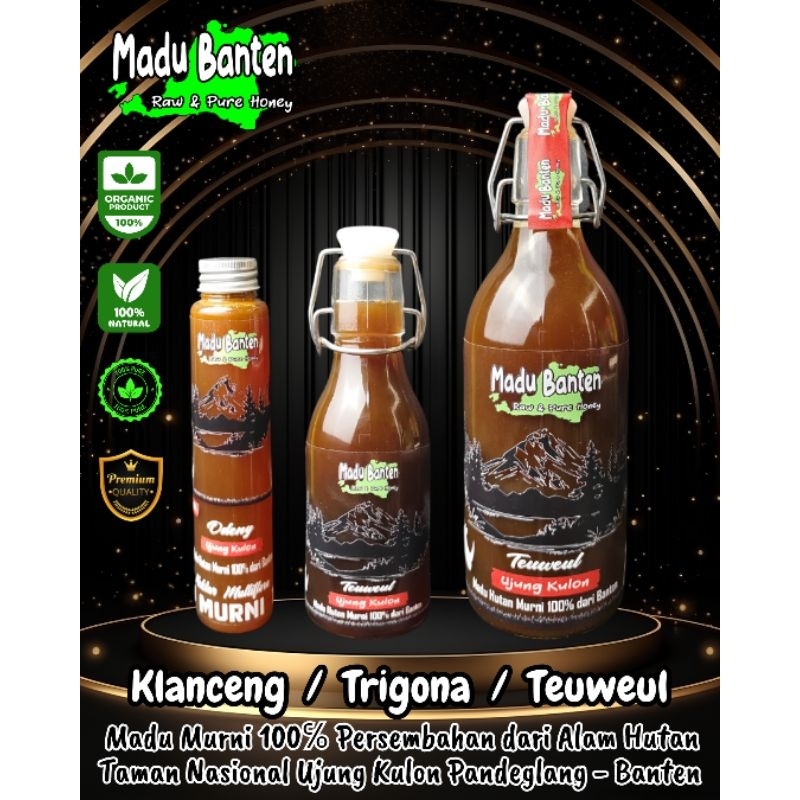 

Madu Klanceng / Teuweul [ Murni 100℅ ] Ujung Kulon Nektar Multiflora