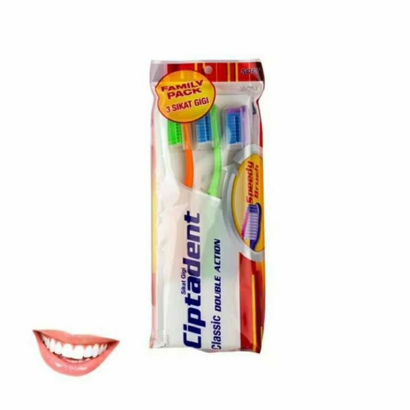 ciptadent sikat gigi isi 3 pcs| sikat gigi ciptadent| sikat gigi murah