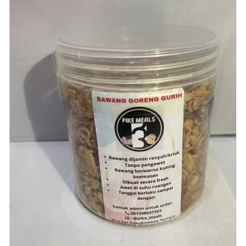 

Bawang Groreng brebes gurih tanpa pengawet 300gr