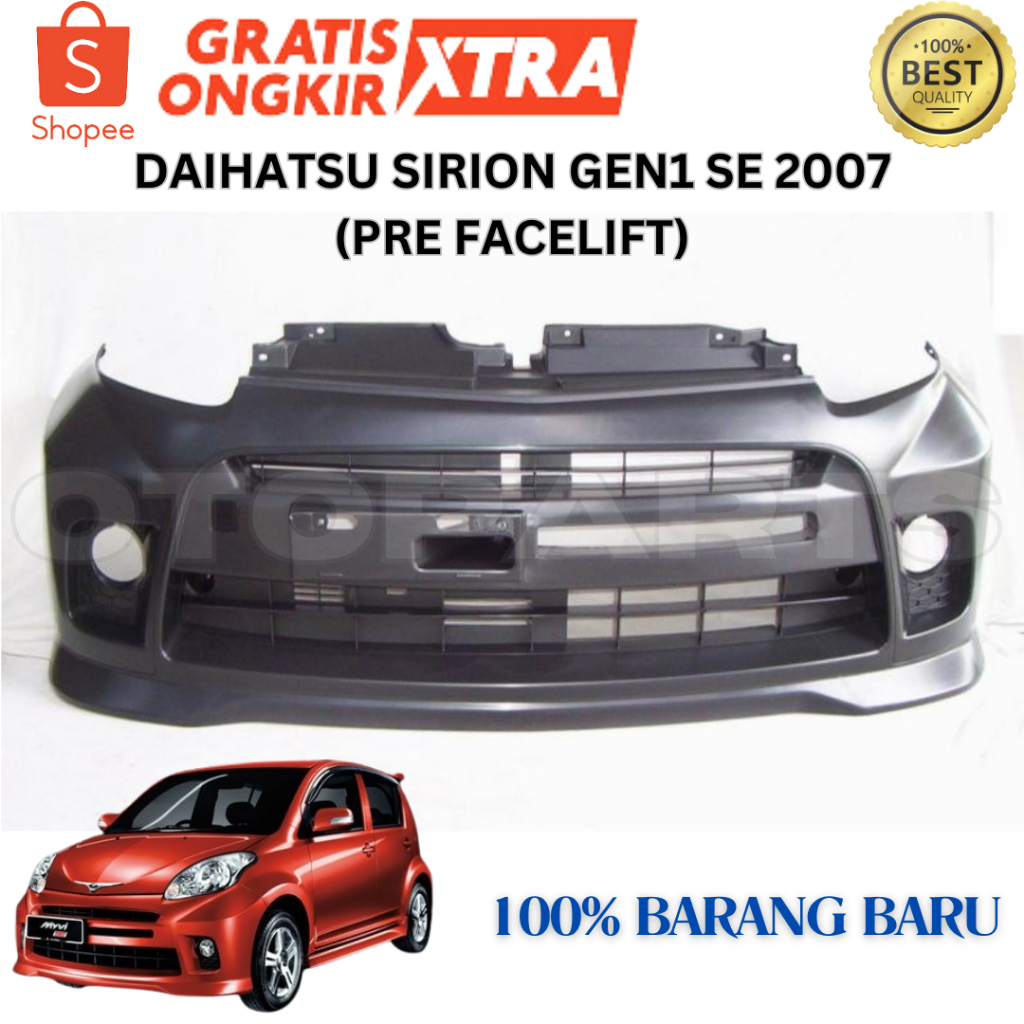 BUMPER BEMPER DEPAN SIRION MYVI SE 2007 2008 PRE FACELIFT BARU OEM IMPORT