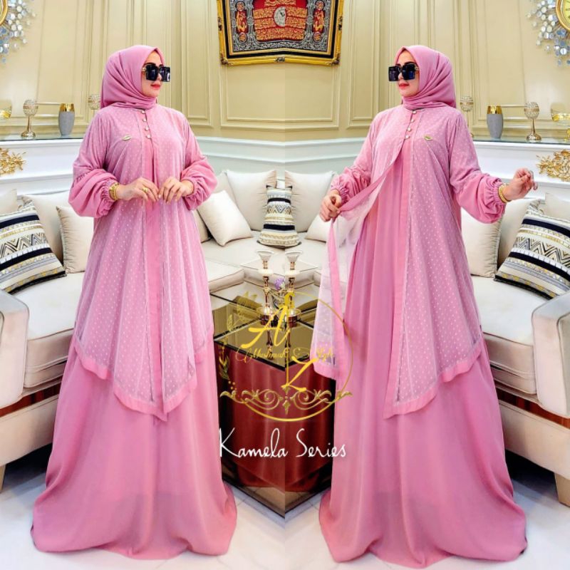 Kamela set hijab by NAIS SYARI