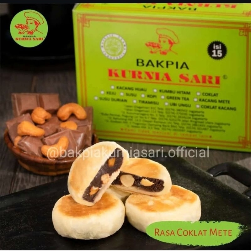 

Bakpia Kurnia Sari Coklat Mete