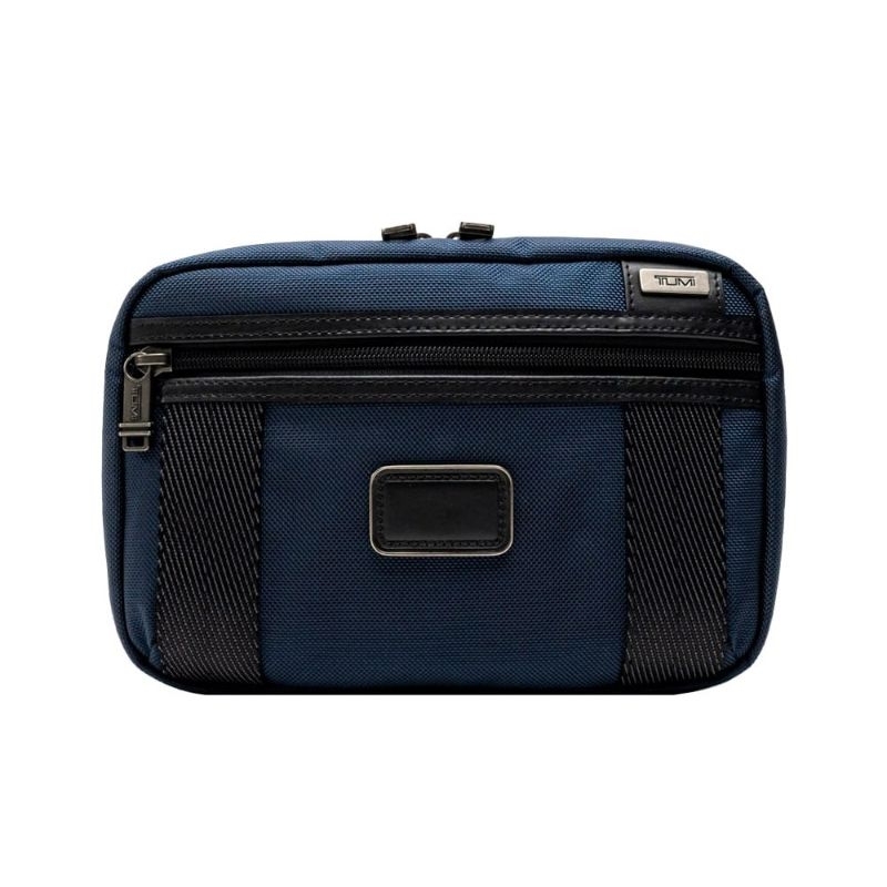 Tumi McGuire Kit Toiletry Travel Bag Navy Black