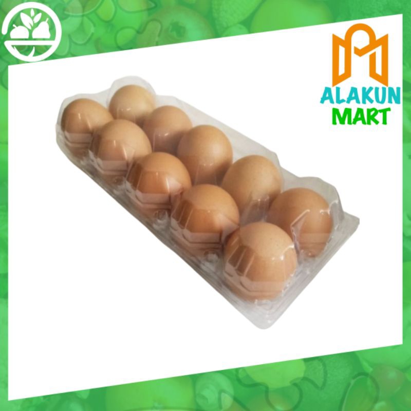 

Telur ayam negeri pack 10 pcs - bahan dapur olahan makanan sayuran alakunmart bogor