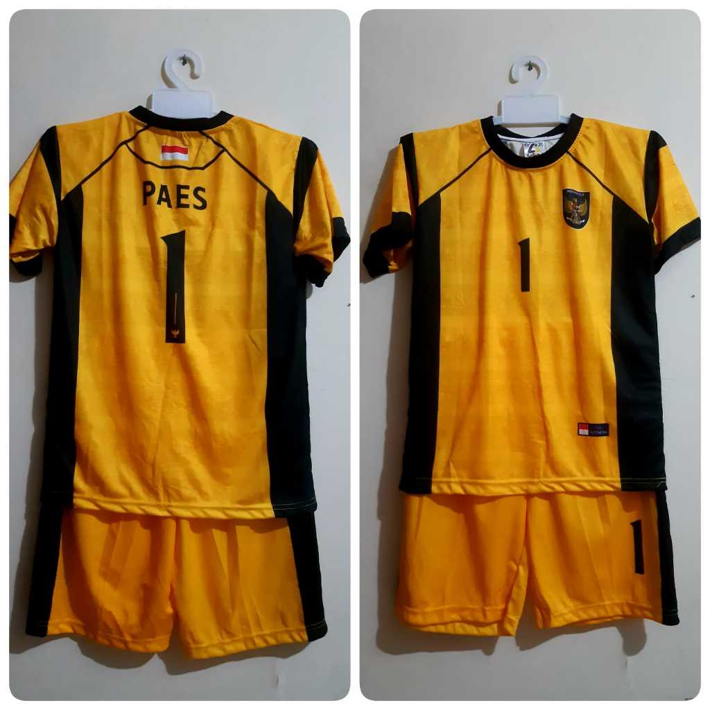 BAJU PAES ANAK LAKI LAKI | Terbaru Setelan baju bola anak timnas paes untuk 2 sampai 12 tahun kaos s