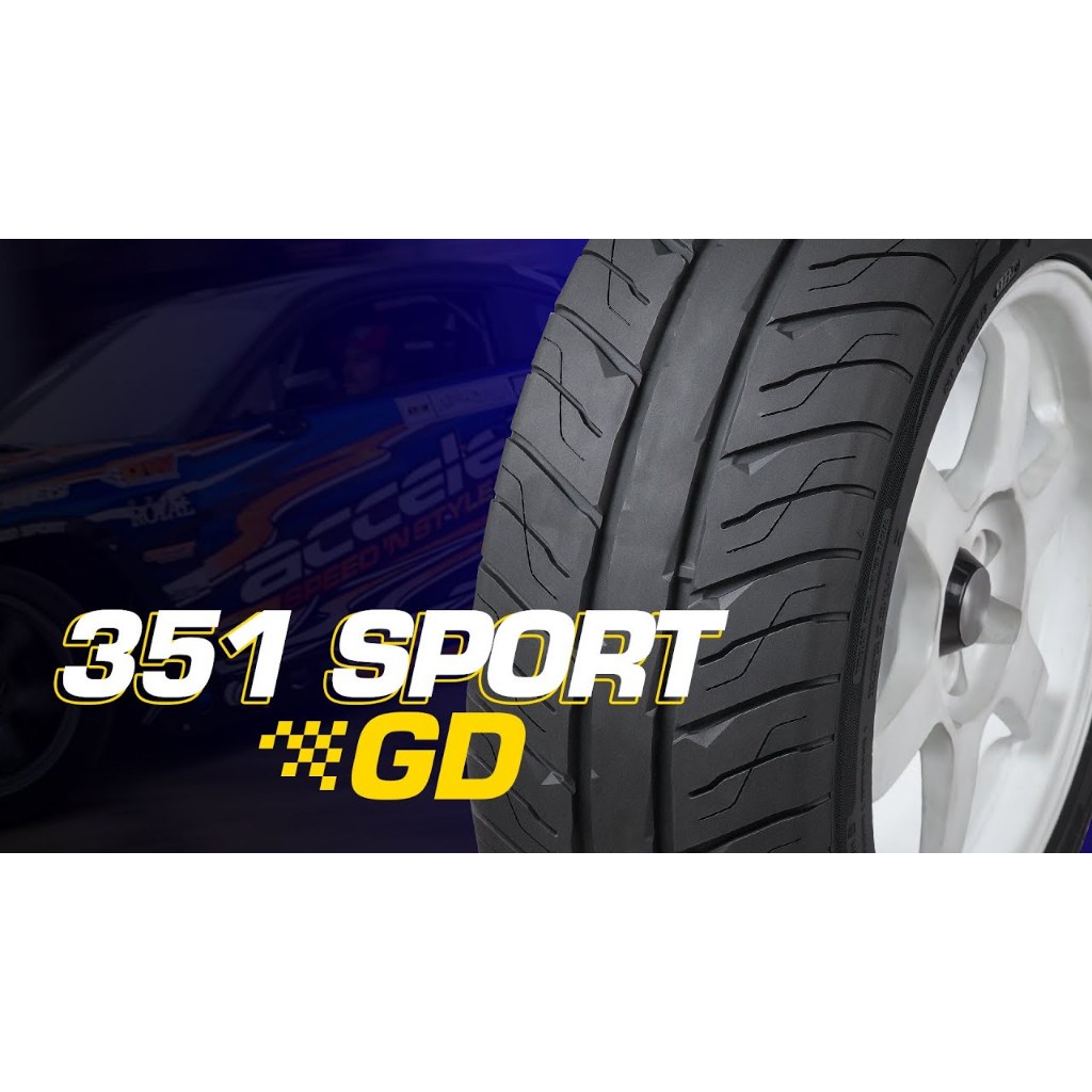 BAN ACCELERA 351 SPORT GD 205 50 R16 BAN MOBIL SEMISLICK TUBELESS FREE PENTIL