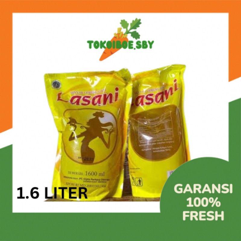 

Minyak Goreng Lasani 1.6 L 1600ml
