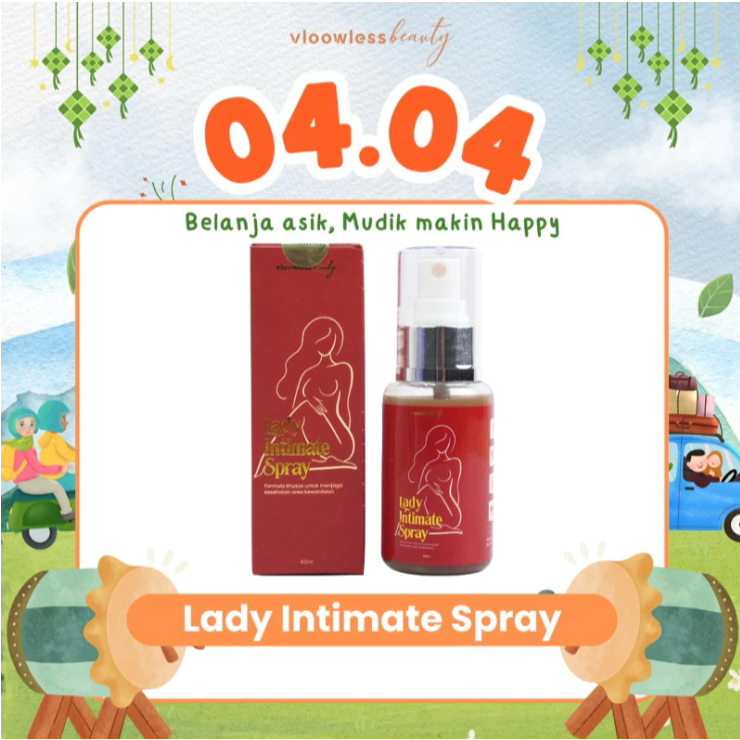 SALE (MARET 2026) Vloowless Beauty Lady Intimate Spray Isi 60ml