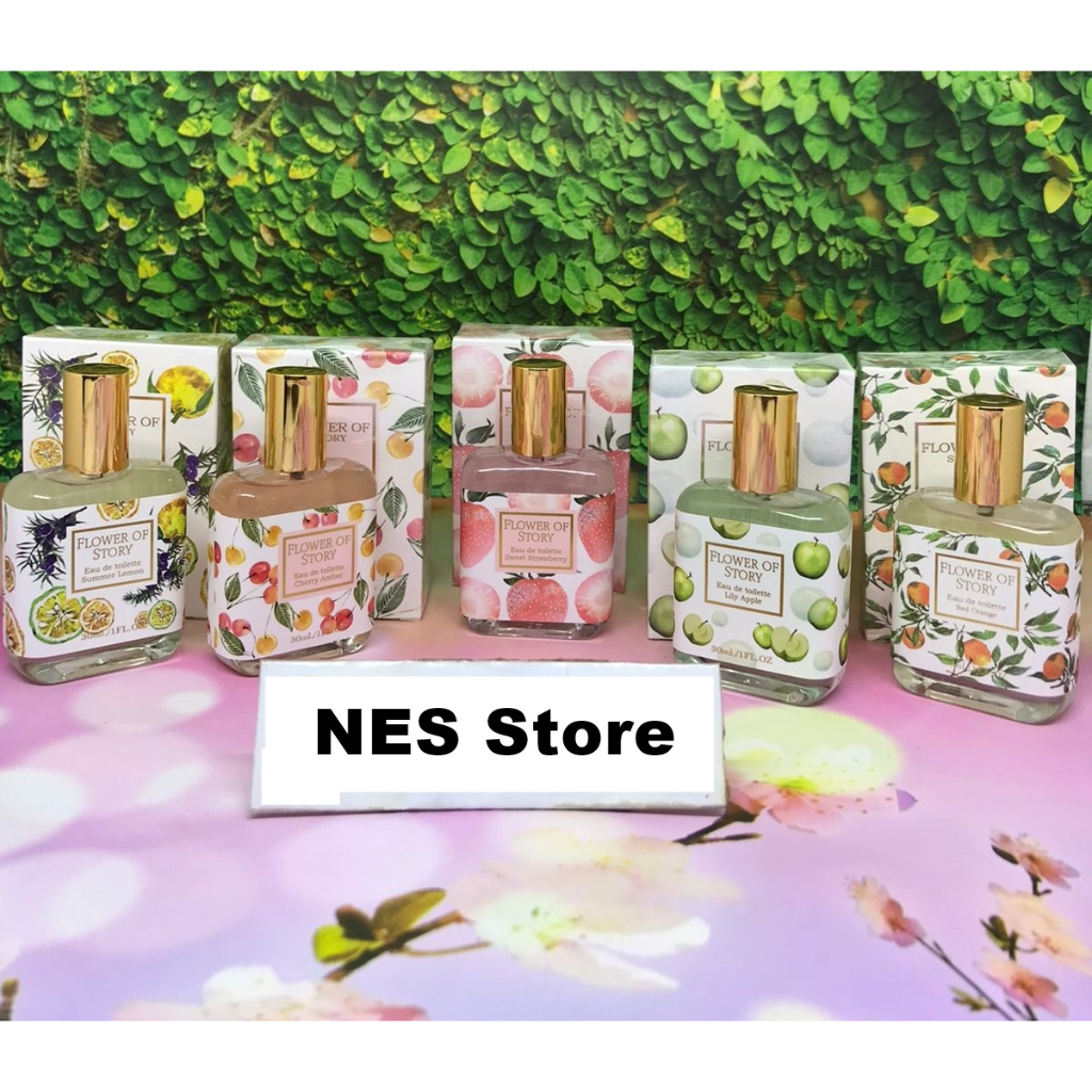 Travel Size Parfum EDT Flower Of Story EDT Red Orange / Lily Apple / Summer Lemon / Cherry Amber / S