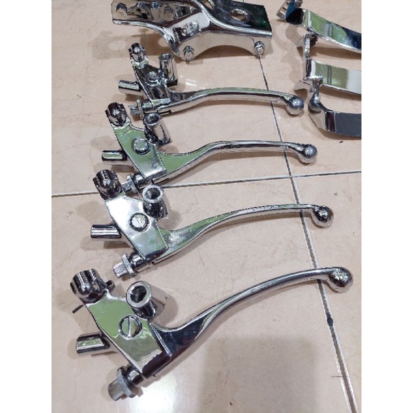 RUMAH DUDUKAN HANDEL KOPLING TIGER REVO / RUMAH DUDUKAN HANDEL KOPLING MEGAPRO ORIGINAL CHROME