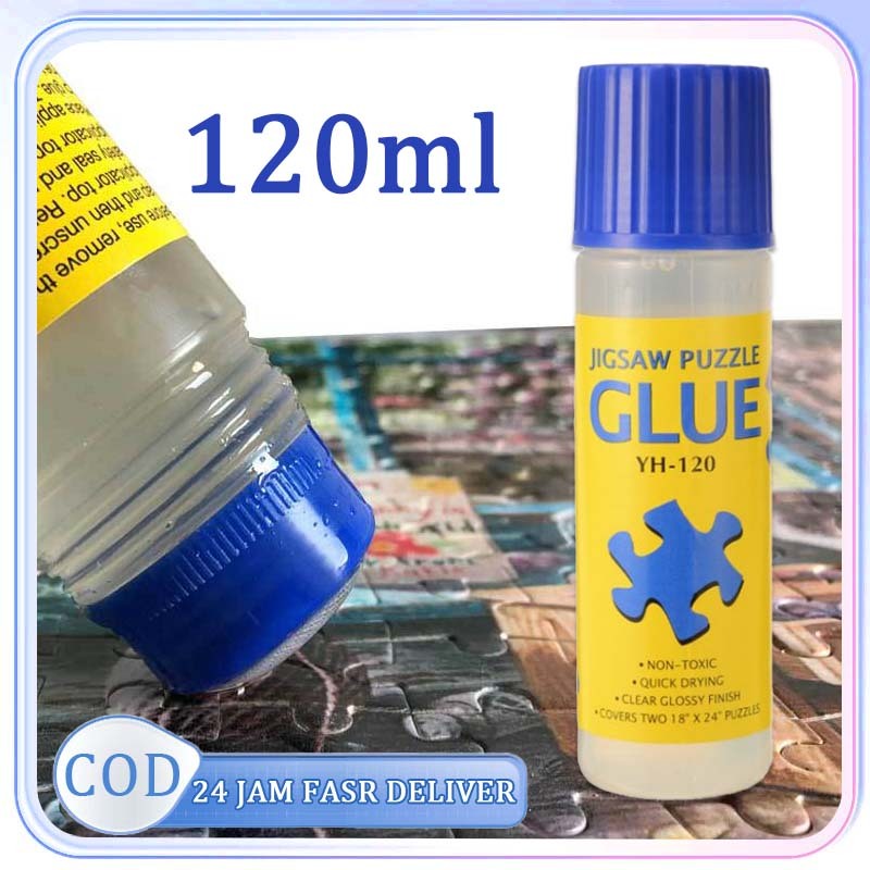 

120ml Lem Puzzle Jigsaw Puzzle Glue Lem Puzzle Cair Lem Jigsaw Puzzle