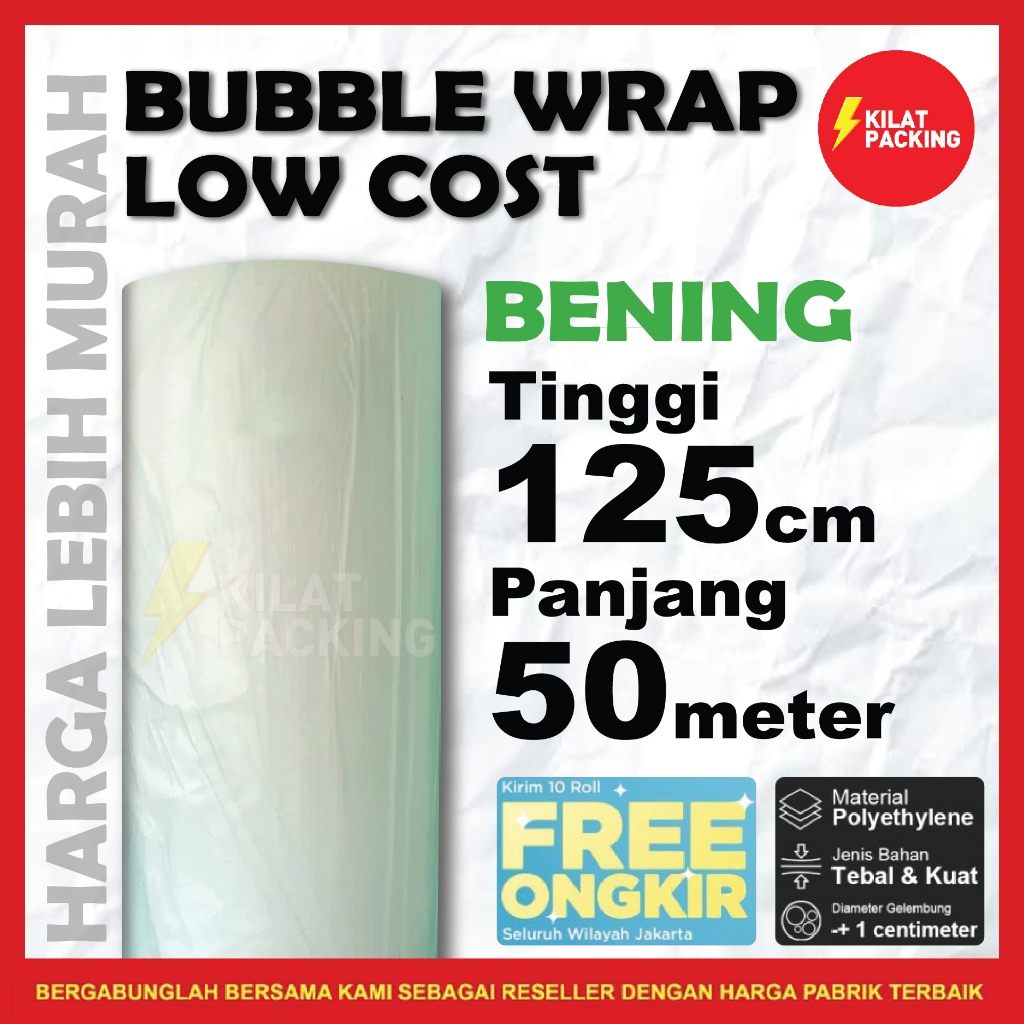 

tAe Bubble Wrap DKM Plus Premium Quality Termurah / Plastik Bubble Wrap Packing OnShop Per Roll
