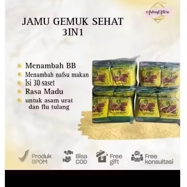 

jamu GEMUK sehat 3in1