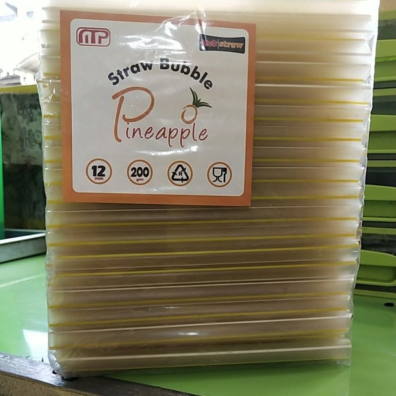 SEDOTAN BOBA 12 mm non Steril/sedotan BOBA PANJANG 18 CM