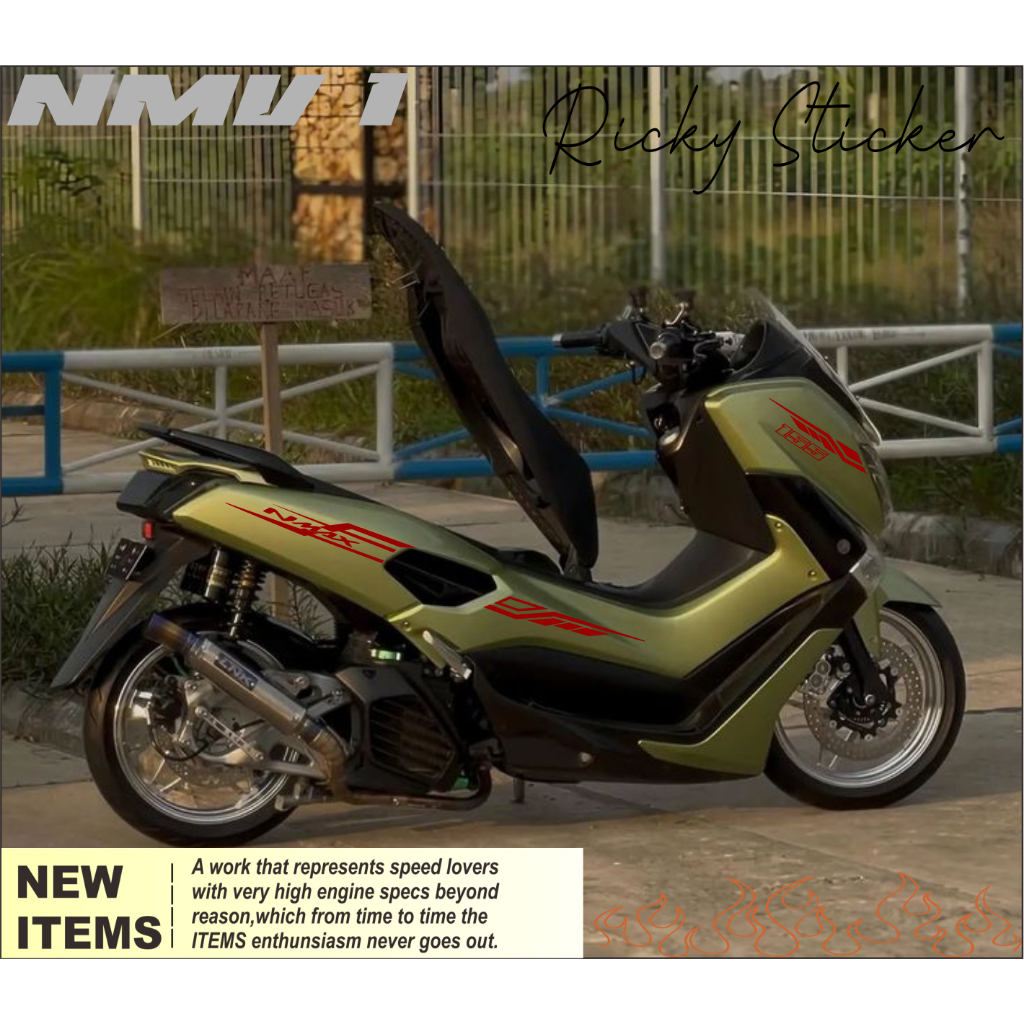 NMV1 UTTING STICKER NMAX OLD STRIPING MODEL CUTTING SIMPLE NMAX OLD TERBARU STICKER CUTTING NMAX OLD