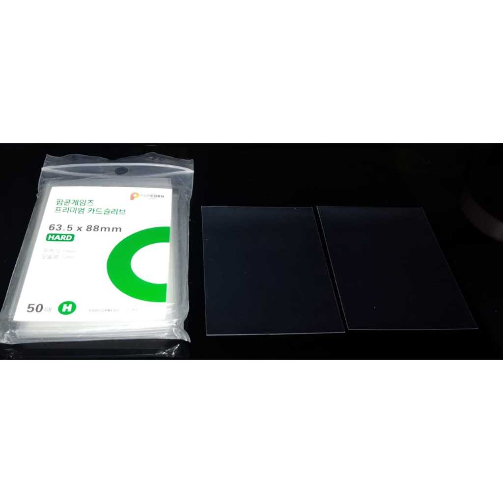 Inner Sleeve Photocard Hard Sleeve Ukuran 63,5x88mm Jual Perpcs