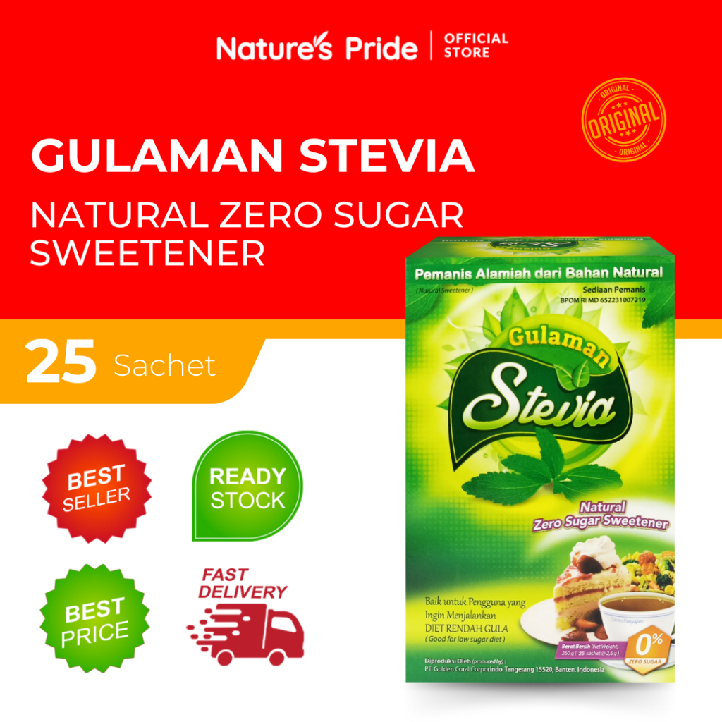 

GULAMAN STEVIA PEMANIS ALAMIAH DARI BAHAN NATURAL