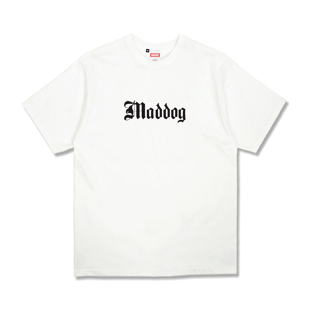 Maddog Infected - Kaos - GOTHIC White | Kaos Pria Wanita Unisex Putih T-shirt Distro Official Maddog