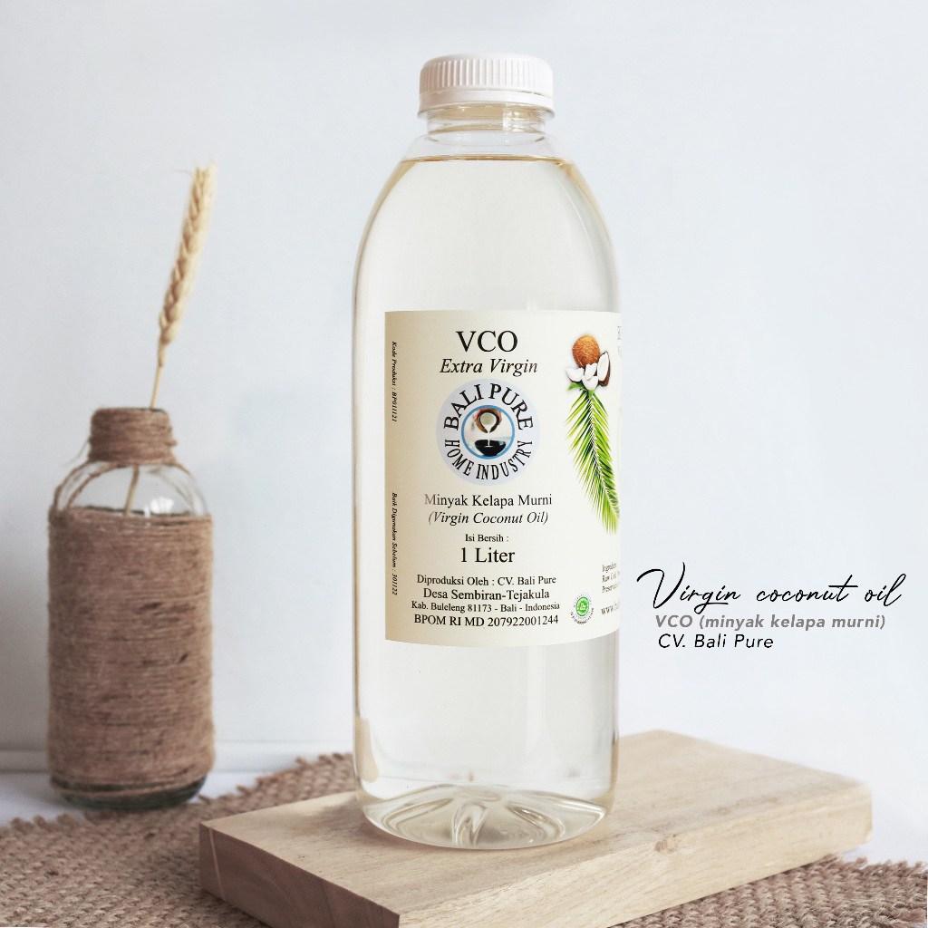 

Bali Pure Home Industry Virgin Coconut Oil (VCO) - Minyak Kelapa Murni 1 L