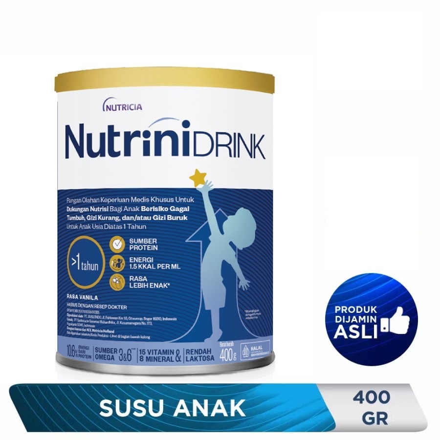 Nutricia Nutrinidrink Vanila 400 gr