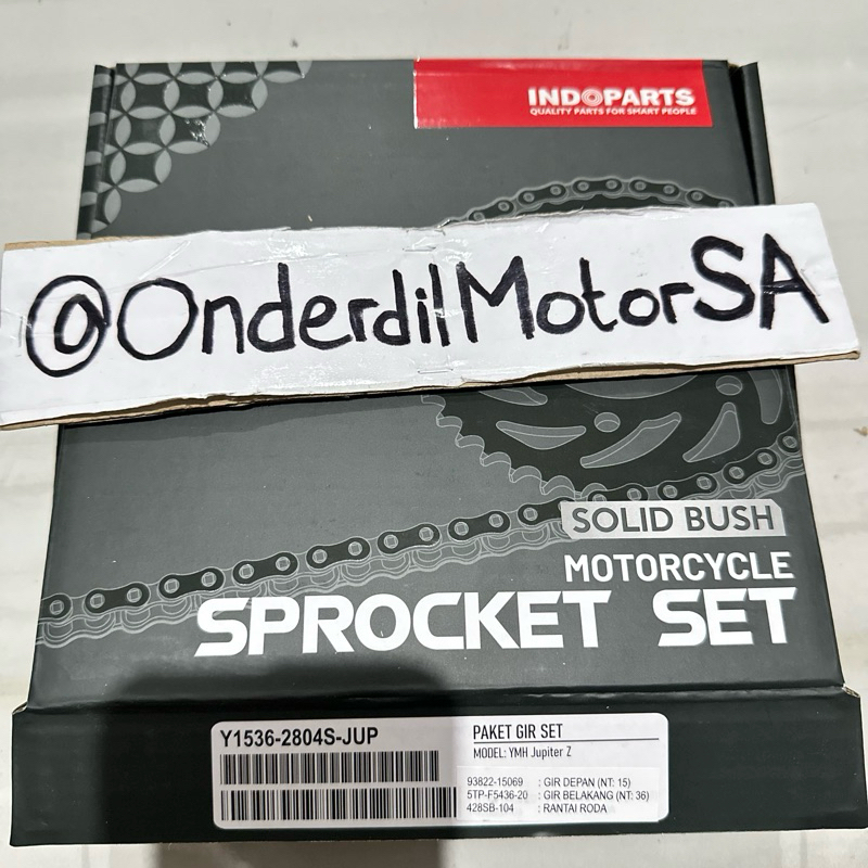 (INDOPART) GirSet Gear Set 5TP Yamaha Jupiter Z Jupiter Lama Old Vega R Vega R New Crypton Cripton G