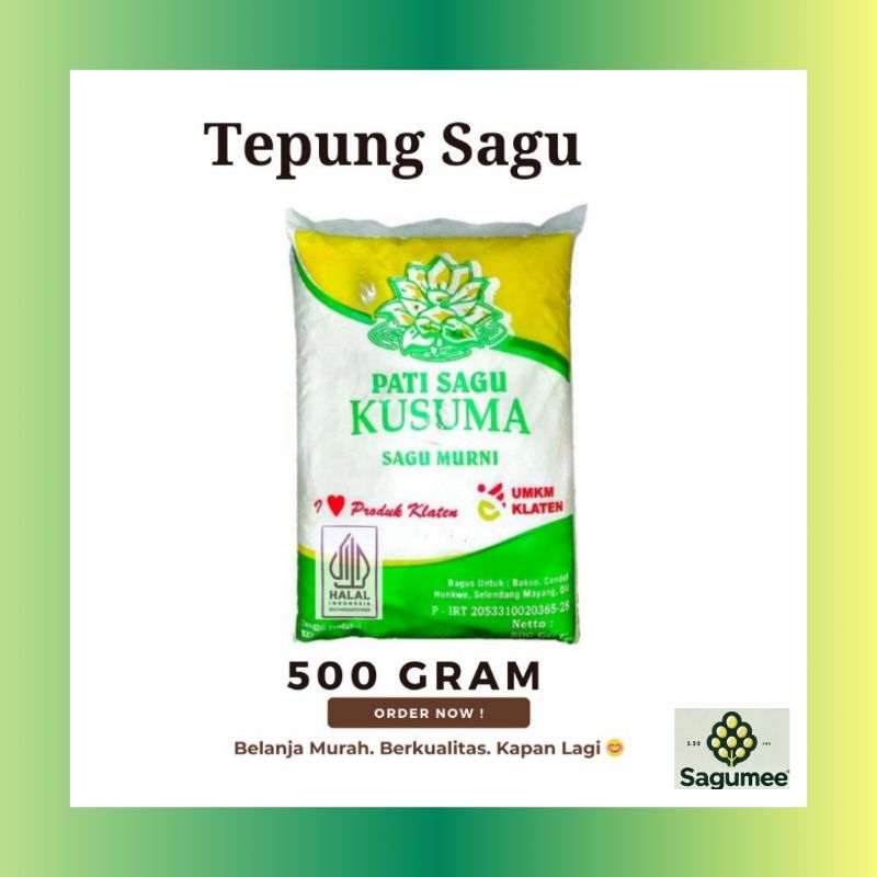

Tepung Sagu 500 Gram Merk Kusuma