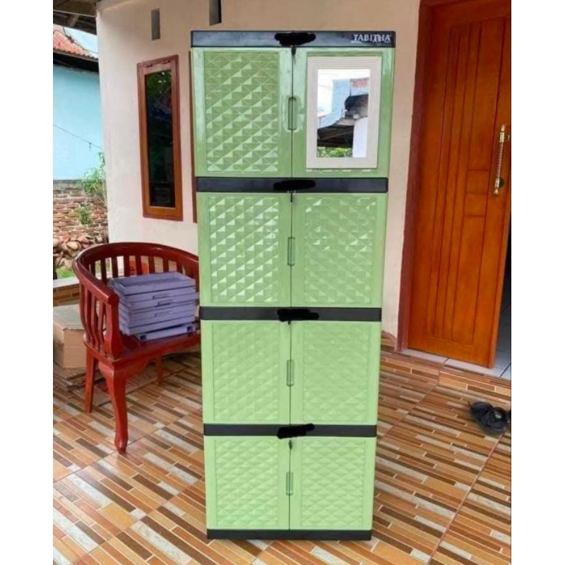 LEMARI PLASTIK 4 SUSUN