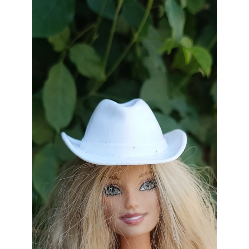 miniatur topi koboi untuk action figure