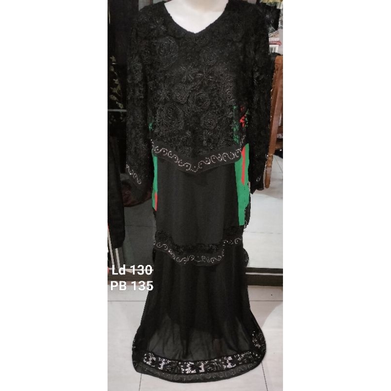 PL Gamis Ceruty Brukat