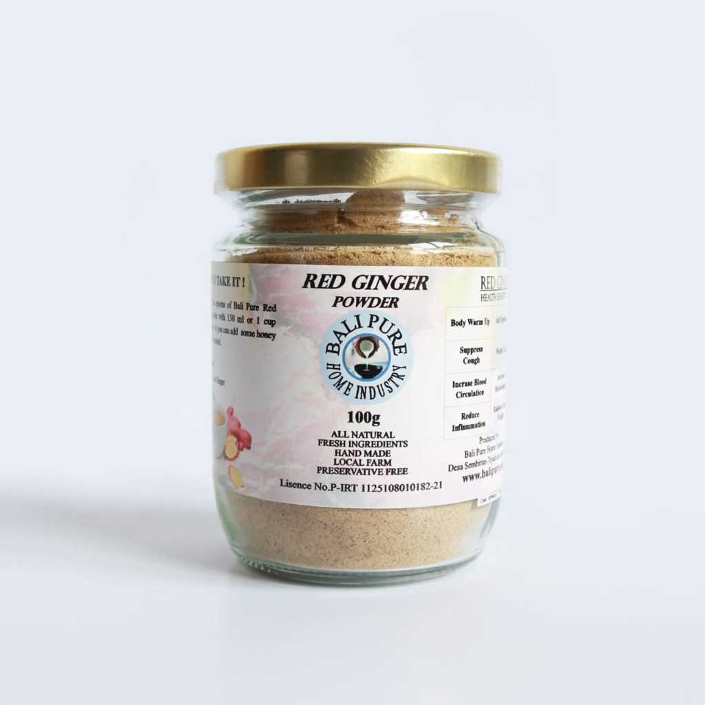 

Serbuk Jahe Merah Red Ginger Powder 100gr Bali Pure Home Industry Asli Organik