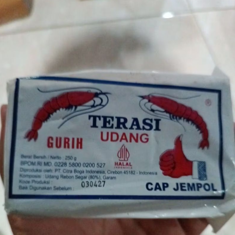 

Terasi Udang 250Gr Cap Jempol Oleh Oleh Khas Cirebon