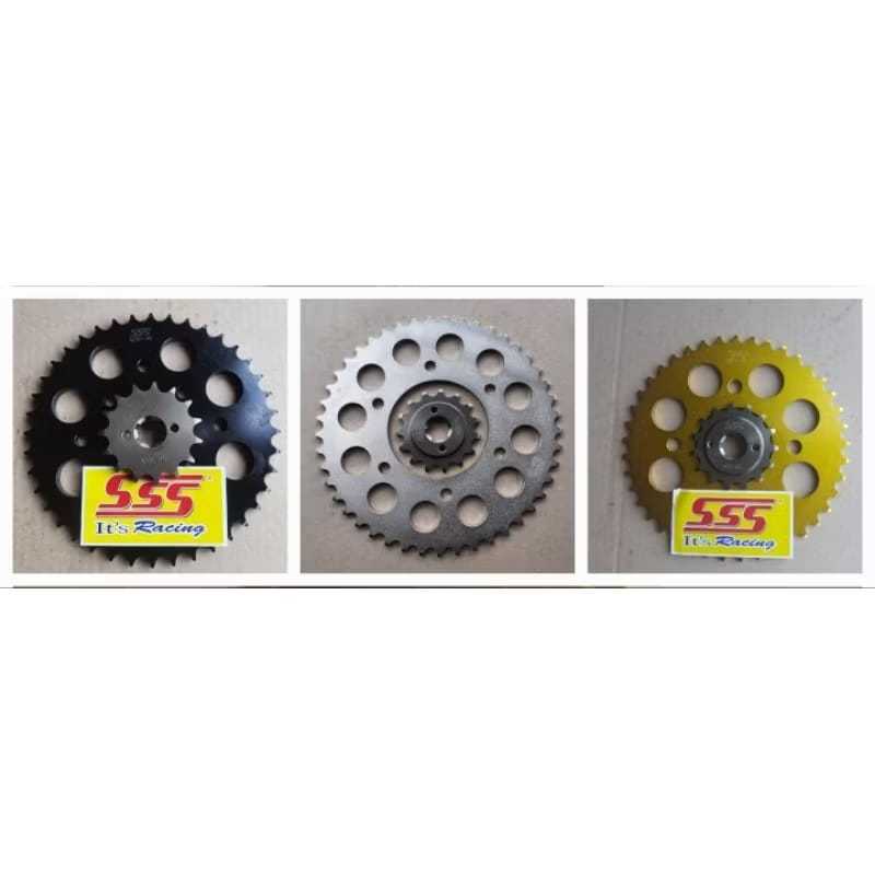 GEAR GIR DEPAN BELAKANG SSS RACING 415 (UKURAN RANDOM) ALL SERIES MOTOR (Ninja 150,  KLX 150, Sogun 