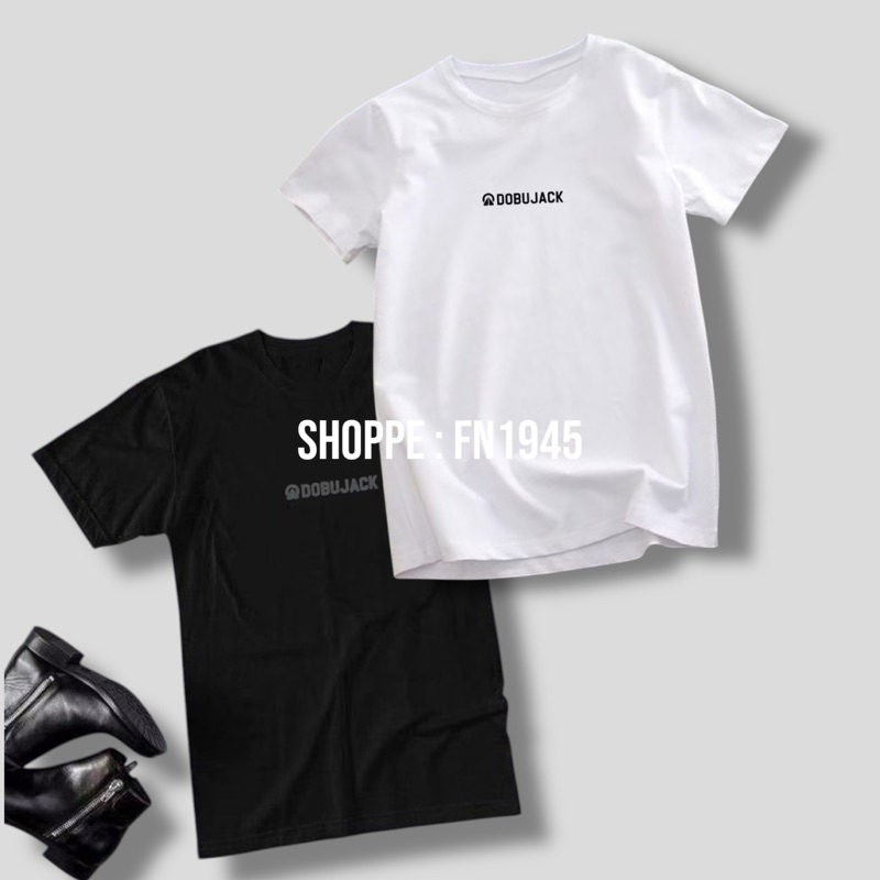 Kaos distro hitam putih pria | kaos distro brander bahan cattun tebal berkualitas