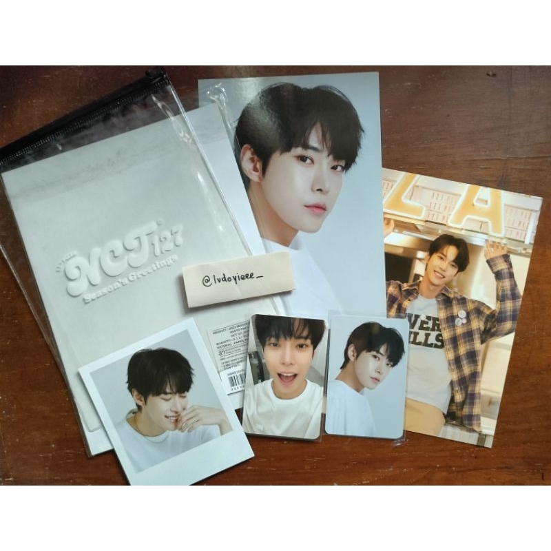 photopack photocard postcard sg 22 doyoung pizza nct 127 official (set only)