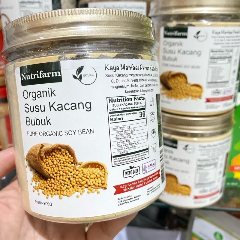 

Organik Susu Kacang Kedelai Sangrai 200g