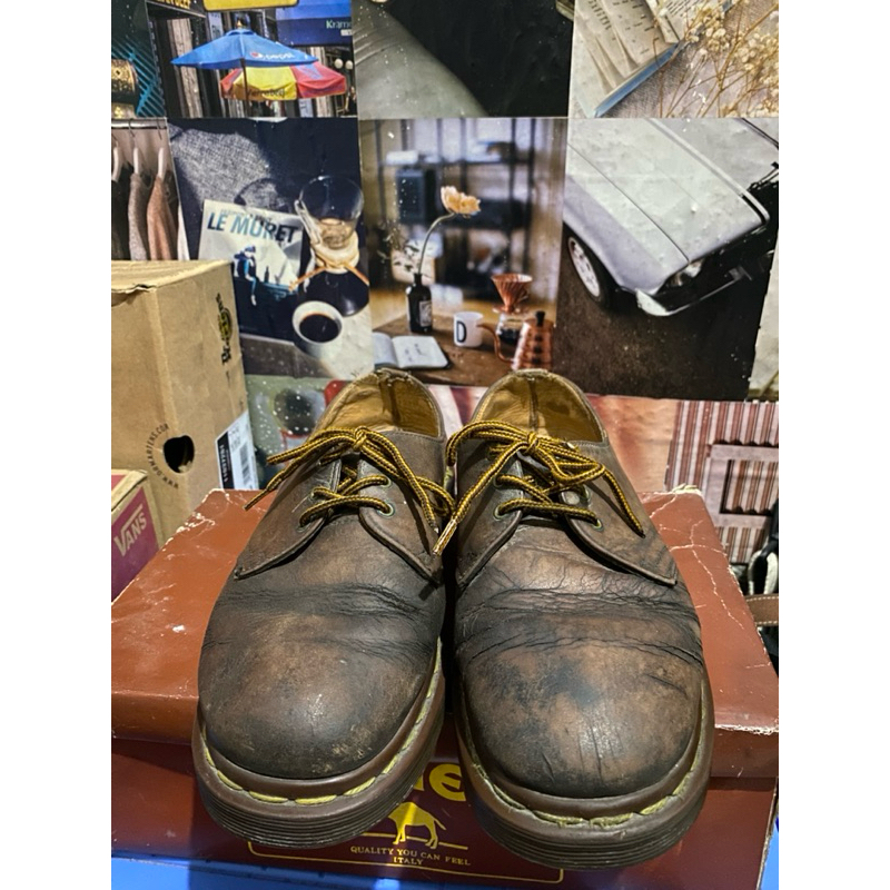sepatu dr martens 1461 made in england / dr martens / docmart / docmart second / crazy horse / dr ma