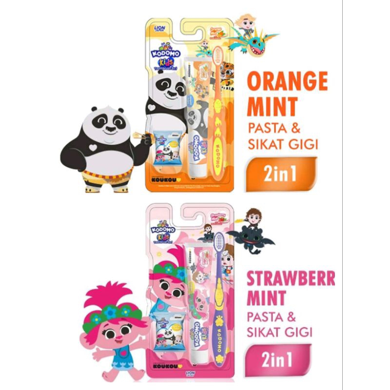 Kodomo Kids Sikat Gigi & pasta Gigi anak anak