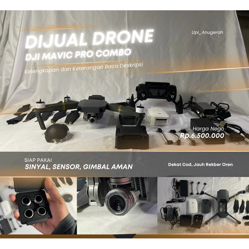 Dji Mavic Pro 1 Combo Murah Lengkap Minus