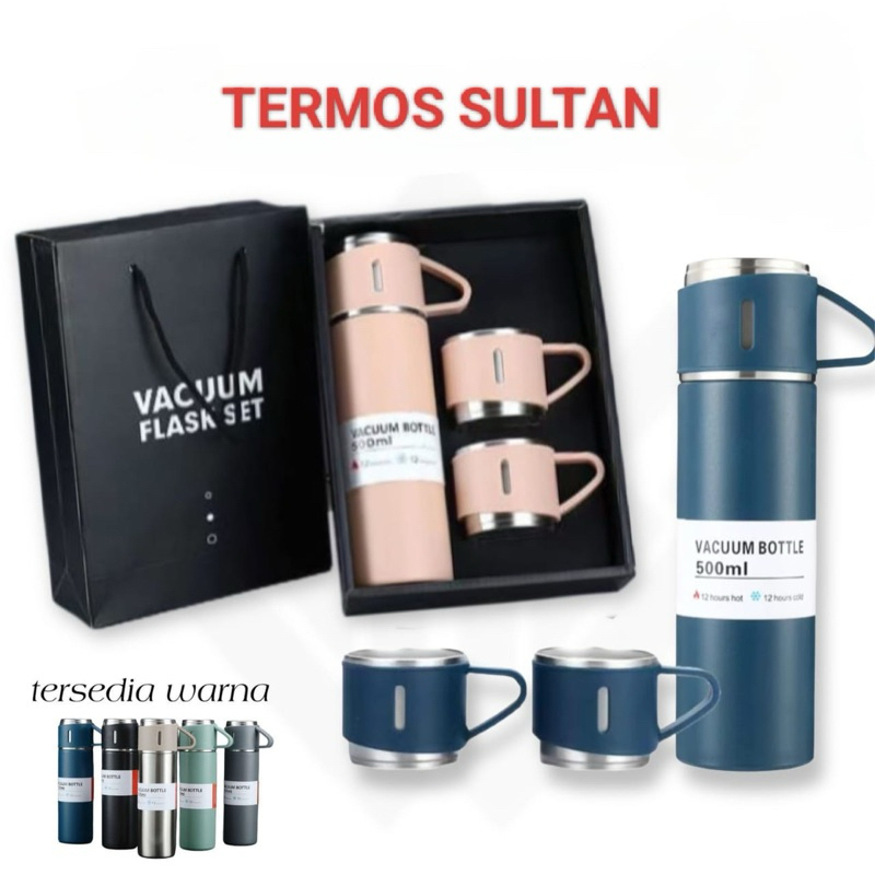 termos sultan vakum flask tahan panas anti karat dan mewah