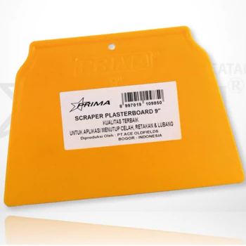 Kape Plastik Pvc Prima Oren 5" / 9” Inch Inch | Scrapper Skrap Dempul Plamir | Skrap Lebar Plastik O